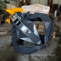 Excavator hydraulic rotating rock grapple timber grapple for excavators